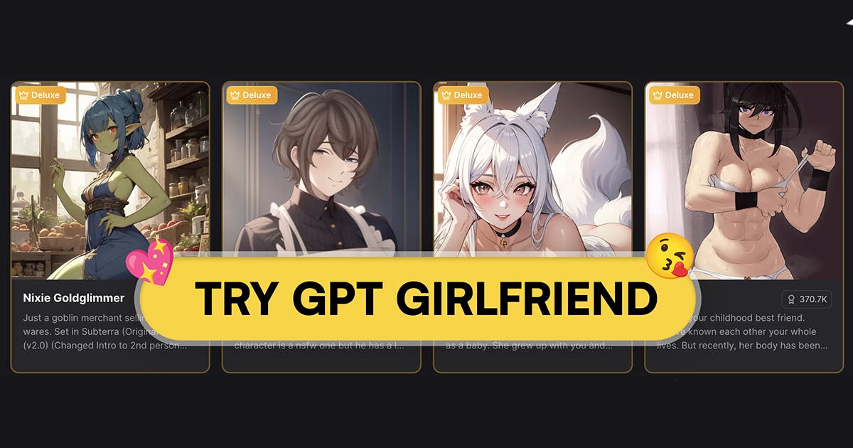 Girlfriend GPT - Best NSFW Character AI Alternative?