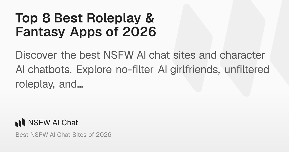 Top 8 Best Roleplay & Fantasy Apps of 2026